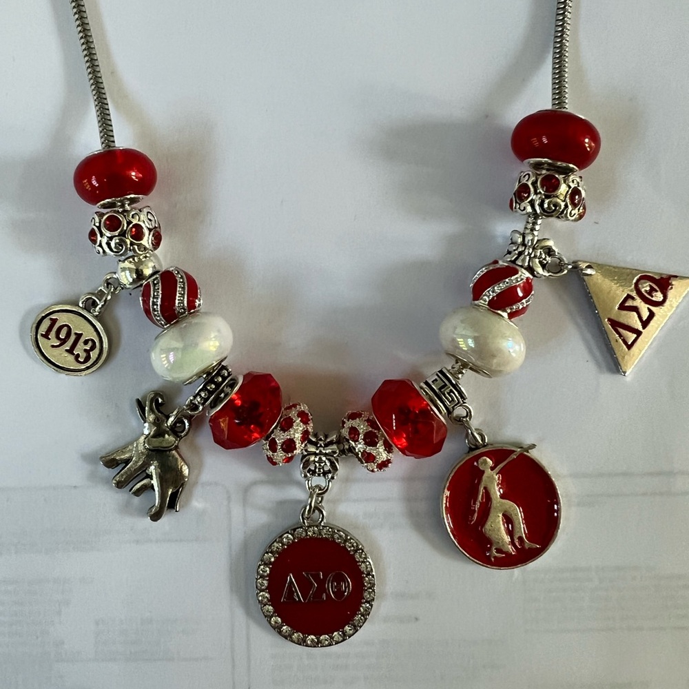 Delta Sigma Theta Cherish Charm Necklace